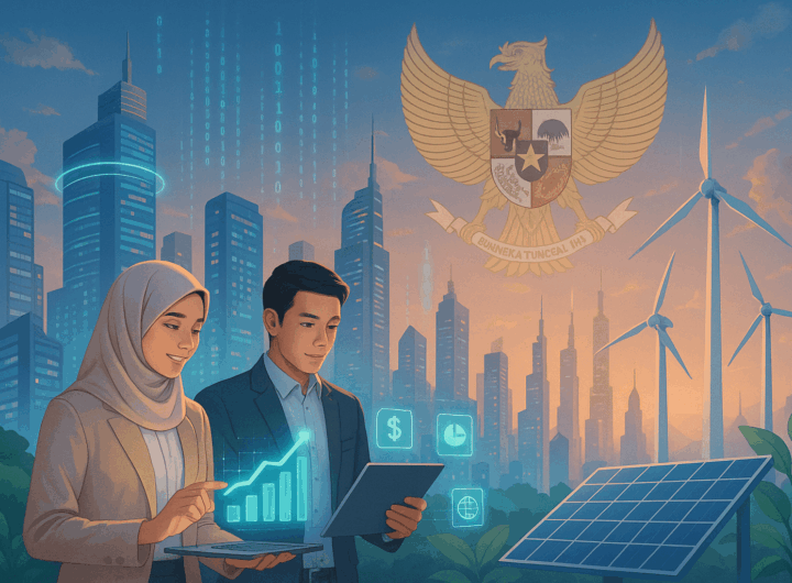 Ilustrasi-strategi-Indonesia-menuju-negara-maju-2045-dengan-ekonomi-digital-dan-hijau