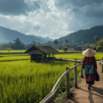 Wisata budaya lokal Indonesia di desa adat tradisional